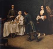 Pietro Longhi The visit in the lord
